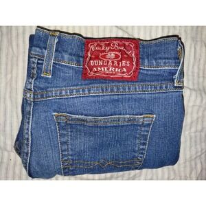 Lucky Brand Mid Rise Flare Jeans Women's 30 Blue 5-Pocket Whisker Regular Length